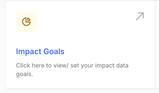 Impact Goals Tile