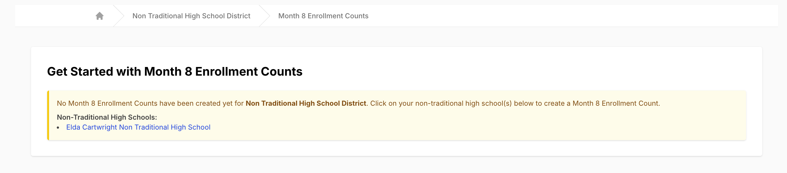Month 8 Enrollment Index